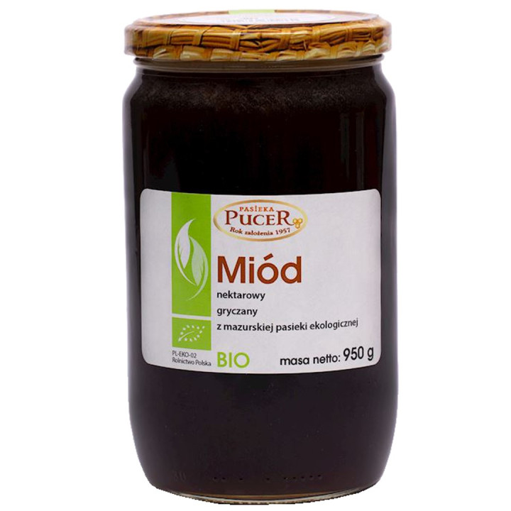 Miód Gryczany BIO 950 g - Pasieka Pucer - Ekochatka