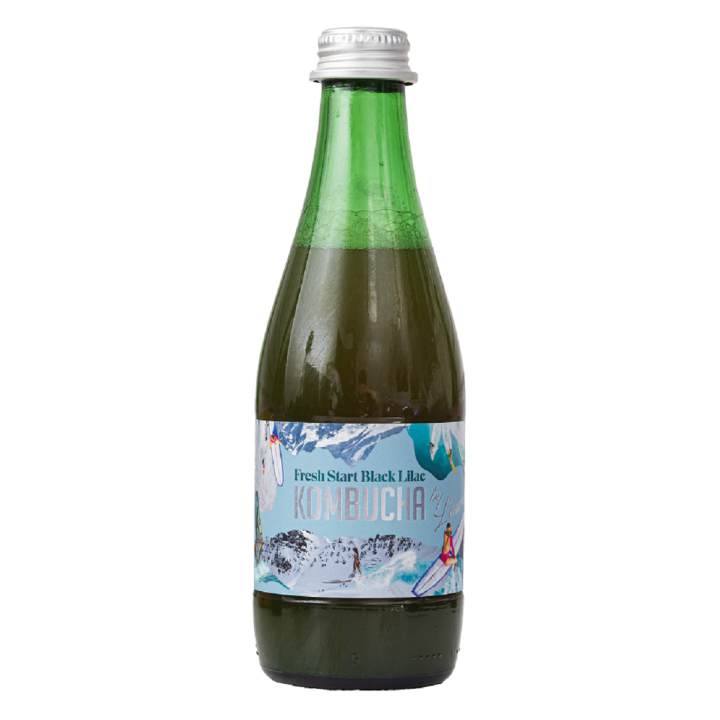 Kombucha Kwiat Czarnego Bzu BIO Wegańska 330 ml - Kombucha By Laurent 