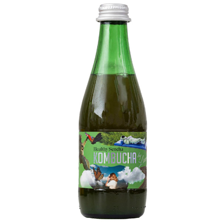 Kombucha Healthy Sencha BIO Zielona Herbata 330 ml - Kombucha By Laure