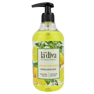 Mydło w Płynie Cytrynowe Wegańskie Nawilżające 500 ml - La Diva - Ekoc