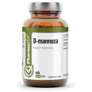 D-mannoza Bezglutenowa 750 mg Wegańska 60 Kapsułek - Pharmovit - Ekoch