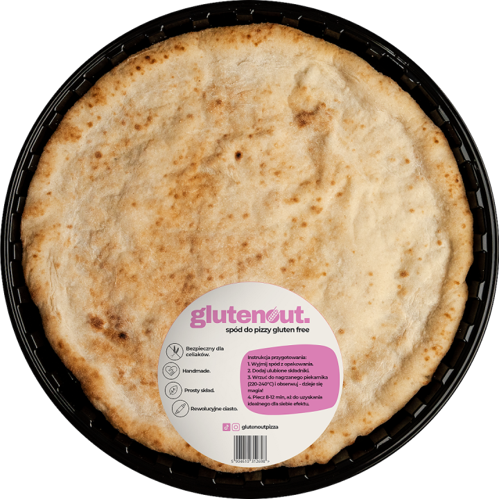 Spód do Pizzy Bezglutenowy Gotowy 230 g - Gluten Out - Ekochatka