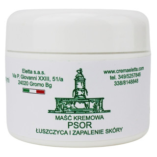 Maść Kremowa na Łuszczycę i Zapalenie Skóry Wegańska 50 ml - Eletta - 