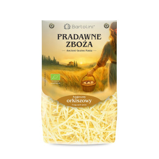 Makaron Jajeczny Orkiszowy Kluska BIO 250 g - Bartolini - Ekochatka