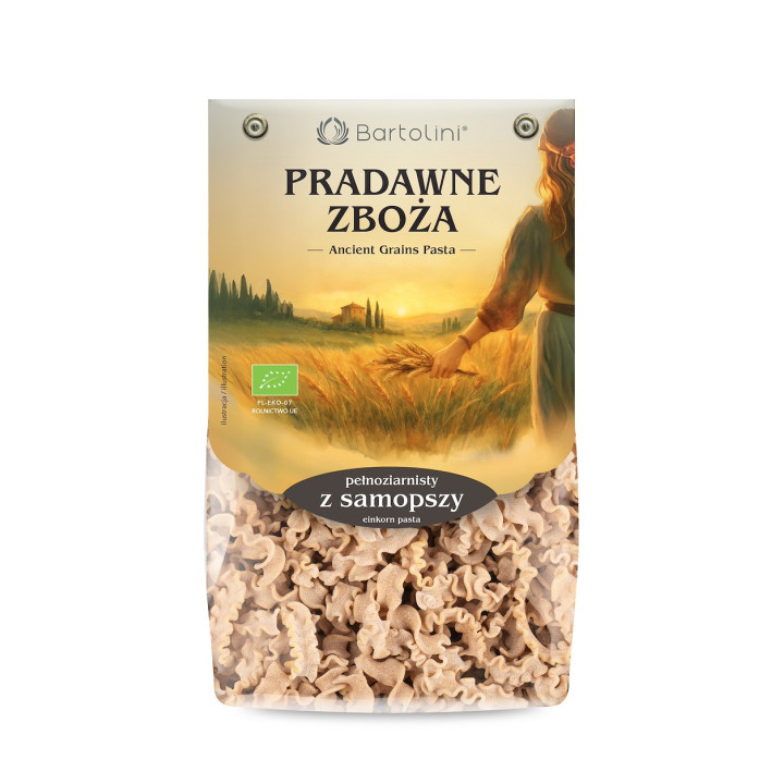 Makaron Fala z Samopszy Razowej BIO 250 g - Bartolini - Ekochatka