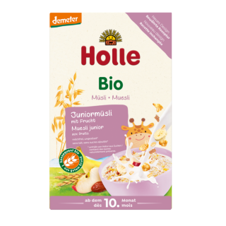 Musli Junior z Owocami BIO Demeter od 10 Miesiąca 250 g - Holle - Ekoc