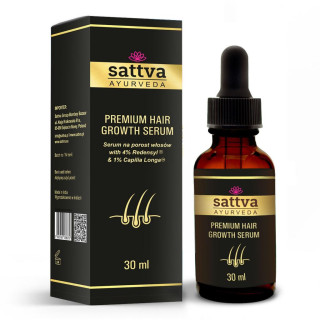 Serum na Porost Włosów Ayurveda Wegańskie 30 ml - Sattva - Ekochatka