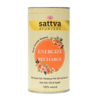 Sól Do Kąpieli Energize And Recharge Wegańska Ayurveda 300 g - Sattva 