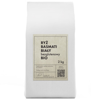 Ryż Basmati Biały Bezglutenowy BIO 2 kg - The Planet - Ekochatka