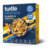 Płatki Proteinowe z Granolą Bezglutenowe BIO 300 g - Turtle