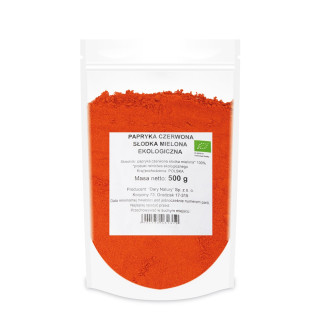 Papryka Słodka Mielona BIO 500 g - Horeca (Dary Natury) - Ekochatka
