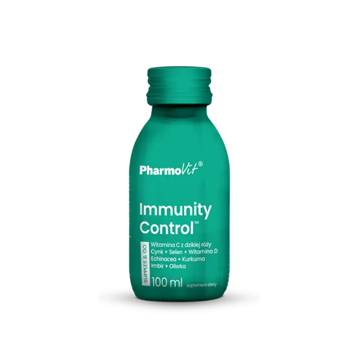 Shot Immunity Control Bezglutenowy Wegański 100 ml - Pharmovit - Ekoch