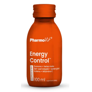 Shot Energy Control Bezglutenowy Wegański 100 ml - Pharmovit - Ekochat