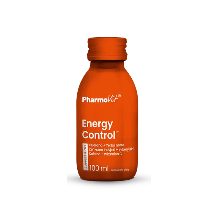 Shot Energy Control Bezglutenowy Wegański 100 ml - Pharmovit - Ekochat