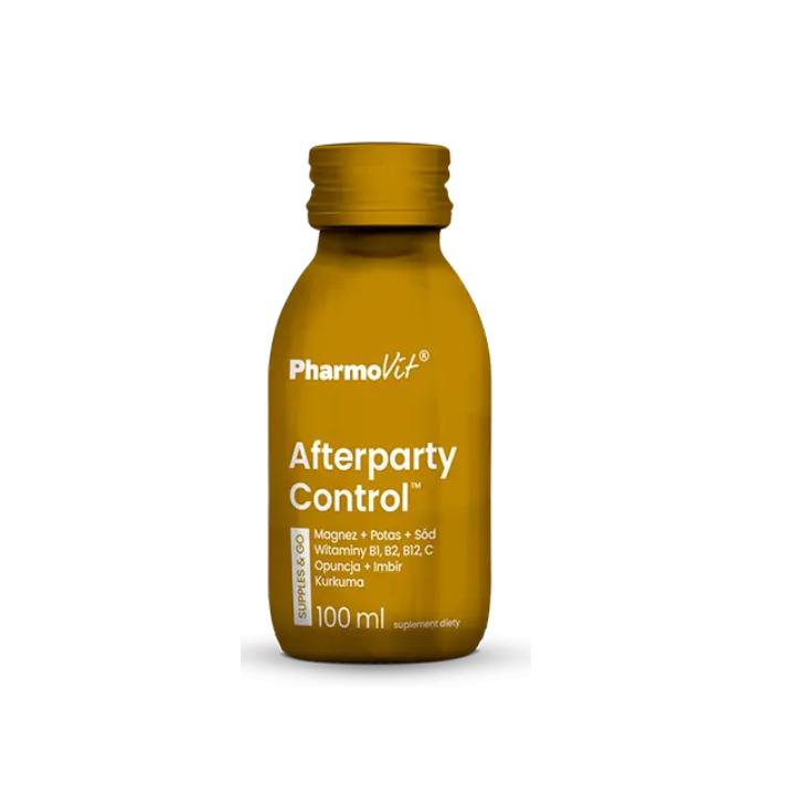 Shot Afterparty Control Bezglutenowy Wegański 100 ml - Pharmovit - Eko