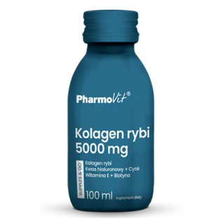 Kolagen Rybi Shot 5000 mg Bezglutenowy 100 ml - Pharmovit - Ekochatka