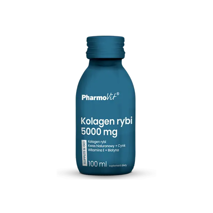 Kolagen Rybi Shot 5000 mg Bezglutenowy 100 ml - Pharmovit - Ekochatka