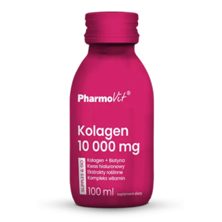 Shot Kolagen Bezglutenowy 10 000 mg Hydrolizowany 100 ml - Pharmovit -