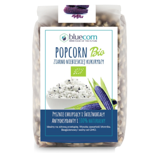 Popcorn Ziarno Kukurydzy Niebieskiej Bezglutenowe BIO 350 g - POPCROP 
