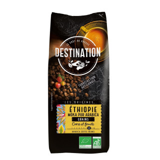 Kawa Ziarnista Arabica 100% Etiopia Fair For Life BIO 1 kg - Destinati