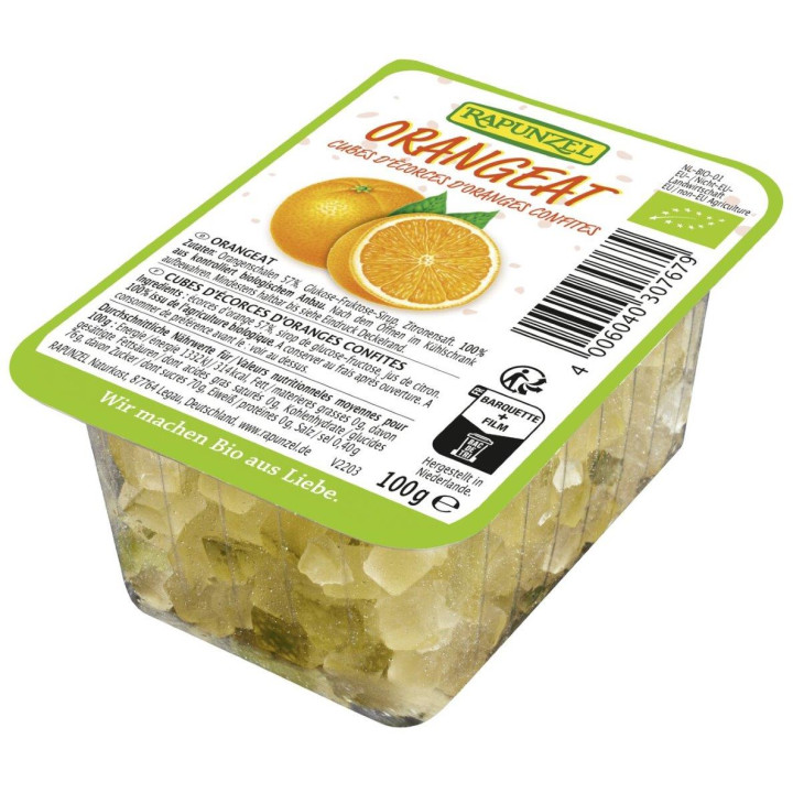 Skórka Pomarańczy Kandyzowana BIO 100 g - Rapunzel - Ekochatka