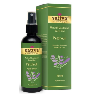 Dezodorant Mgiełka do Ciała Paczula Wegański 80 ml - Sattva - Ekochatk