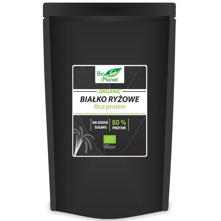 Białko Ryżowe BIO 500g Wegańskie 80% Proteiny - BIO Planet - Ekochatka