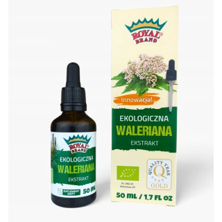 Ekstrakt z Waleriany w Kroplach BIO 50 ml Kozłek Lekarski - Royal Bran