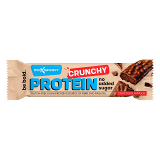 Baton Proteinowy Crunchy Kakaowy w Czekoladzie Mlecznej Bezglutenowy b