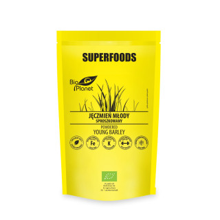 Młody Jęczmień Sproszkowany BIO 100 g Superfood Wegański - BIO Planet 