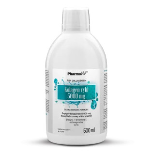 Kolagen Rybi w Płynie Bezglutenowy 5000 mg z Witaminami 500 ml - Pharm
