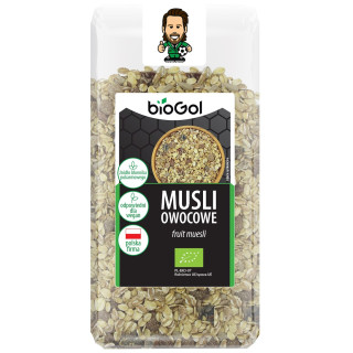 Musli Owocowe BIO z Owsem i Suszonymi Owocami 300 g - Biogol - Ekochat