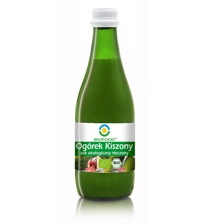 Sok z Ogórka Kiszonego NFC BIO Bezglutenowy 300 ml - Biofood - Ekochat
