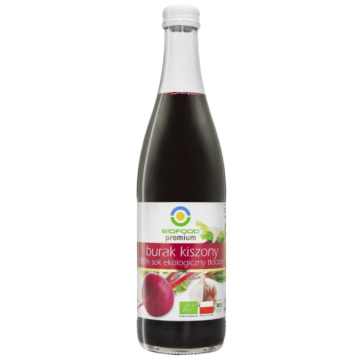 Sok z Buraka Kiszonego NFC Bezglutenowy BIO 500 ml - Biofood - Ekochat