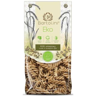 Makaron Orkiszowy Razowy Świderki BIO 250 g - Bartolini - Ekochatka