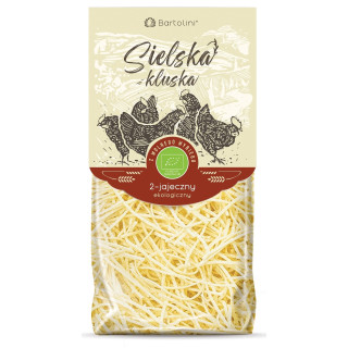 Makaron Jajeczny Krajanka Cienka BIO 250 g - Bartolini - Ekochatka