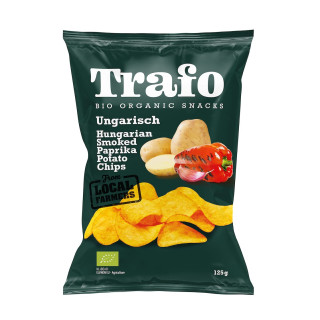 Chipsy Ziemniaczane z Papryką Wędzoną BIO 125 g Wegańskie - Trafo - Ek