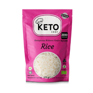 Makaron Konjac Rice Bezglutenowy BIO 200 g - Keto Chef - Ekochatka