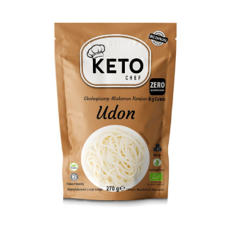 Makaron Konjac Udon Bezglutenowy BIO 200 g - Keto Chef - Ekochatka