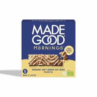 Batoniki Owsiane z Jagodami Bezglutenowe BIO Wegańskie 150 g - MadeGoo