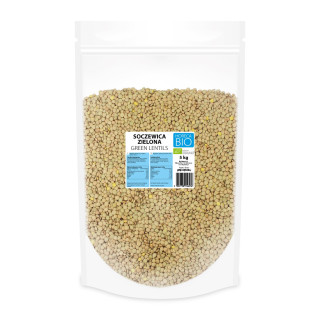 Soczewica Zielona BIO 5 kg Wegańska Bezglutenowa Horeca - Bio Planet -