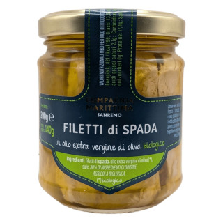 Miecznik Filety w Oliwie Extra Virgin BIO 200g - Compagnia Mediterrane