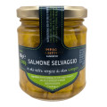 Łosoś Atlantycki Filety w Oliwie z Oliwek Extra Virgin BIO 140 g - Compagnia Mediterranea