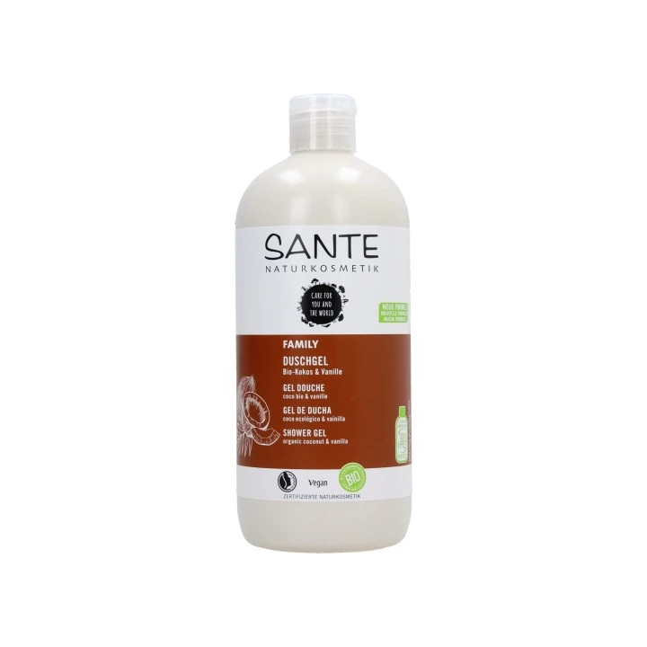 Żel Pod Prysznic Kokos i Wanilia ECO Wegański 500 ml - Sante - Ekochat
