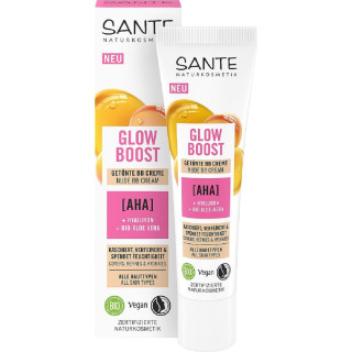 Krem do Twarzy Rozświetlający BB Glow Boost ECO Wegański 30 ml - SANTE