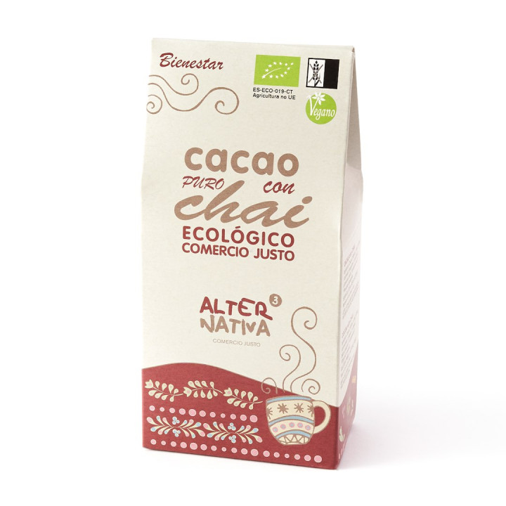 Kakao z Chai BIO Bezglutenowe Bez Cukru 125 g - Alternativa3 - Ekochat