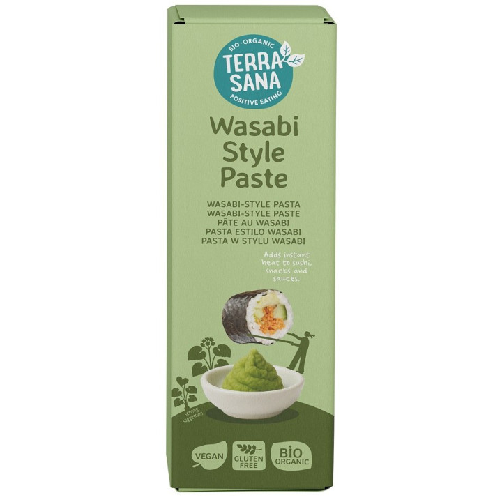 Pasta Wasabi Bezglutenowa BIO 50 g - Terrasana - Ekochatka