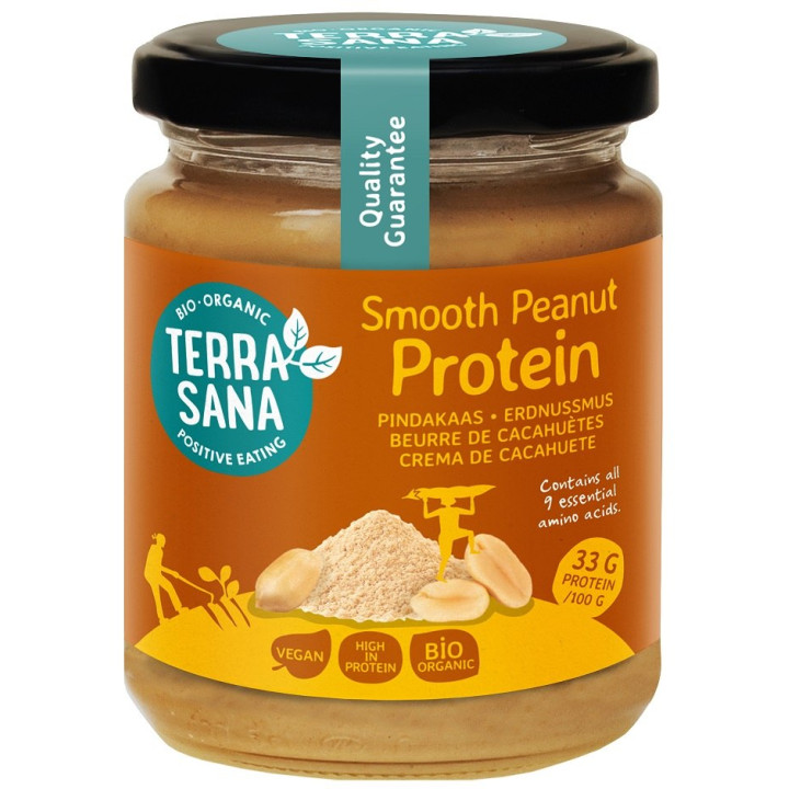 Krem Proteinowy z Orzeszków Ziemnych BIO Wegański 250 g - Terrasana - 