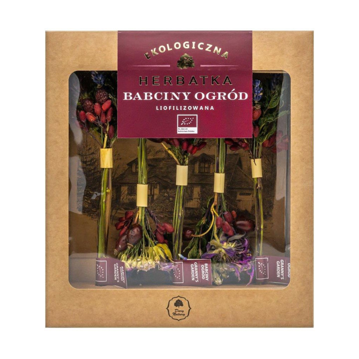 Herbatka Ziołowa Babciny Ogród Liofilizowana BIO 22,5 g - Dary Natury 