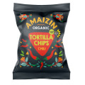 Chipsy Tortilla Kukurydziane Chili BIO Bezglutenowe 75 g - Amaizin